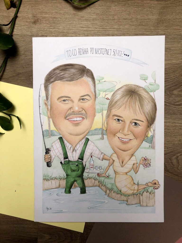 karykatura na rybach